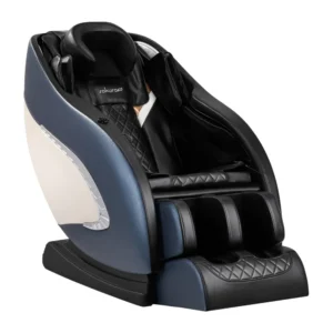 Sakura Massagestoel CLASSIC 305 BLAUW – Compacte massagestoel met Zero Gravity, airbags, voetmassage & verwarming